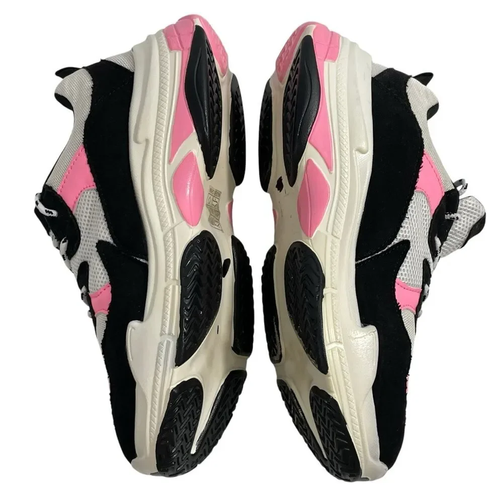White Fox Boutique Sneakers System Shock Pink Black Size 8 Women’s Shoes‎